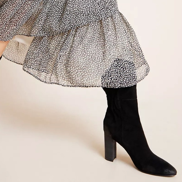 Charles by Charles David Barrie Olive Suede Boots - Picture 7 of 12